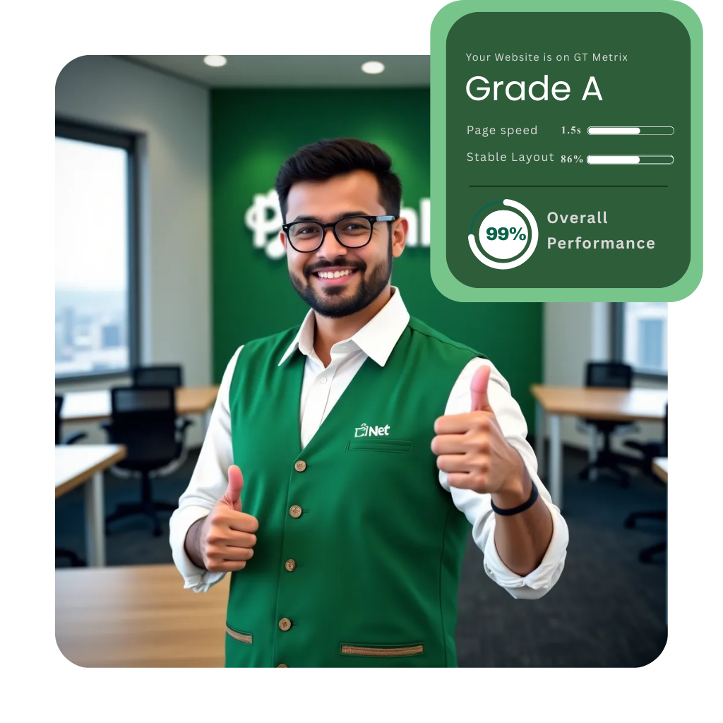 GTmatrix Grade A Hosting in Pakistan